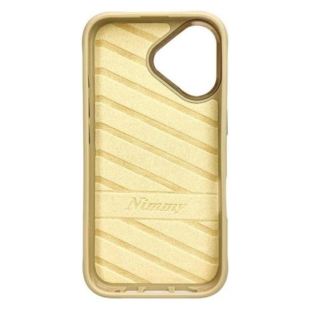 ASUS Nimmy case iPhone 16 6.1" khaki Cool&Cute 2.0 Cat (Apple iPhone 16) (N-KM-IP6-05)