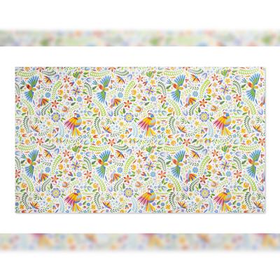 Excelsa Tischdecke Mexican Flowers Baumwolle 140X240 Cm Bunt