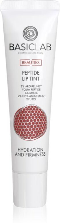 BasicLab Dermocosmetics Beauties gloss lip balm with peptides shade 300 Teddy 15 ml