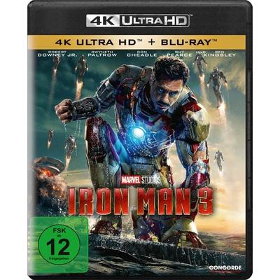 Iron Man 3 (4K Ultra HD) (+ Blu-ray), Blu-ray 4K