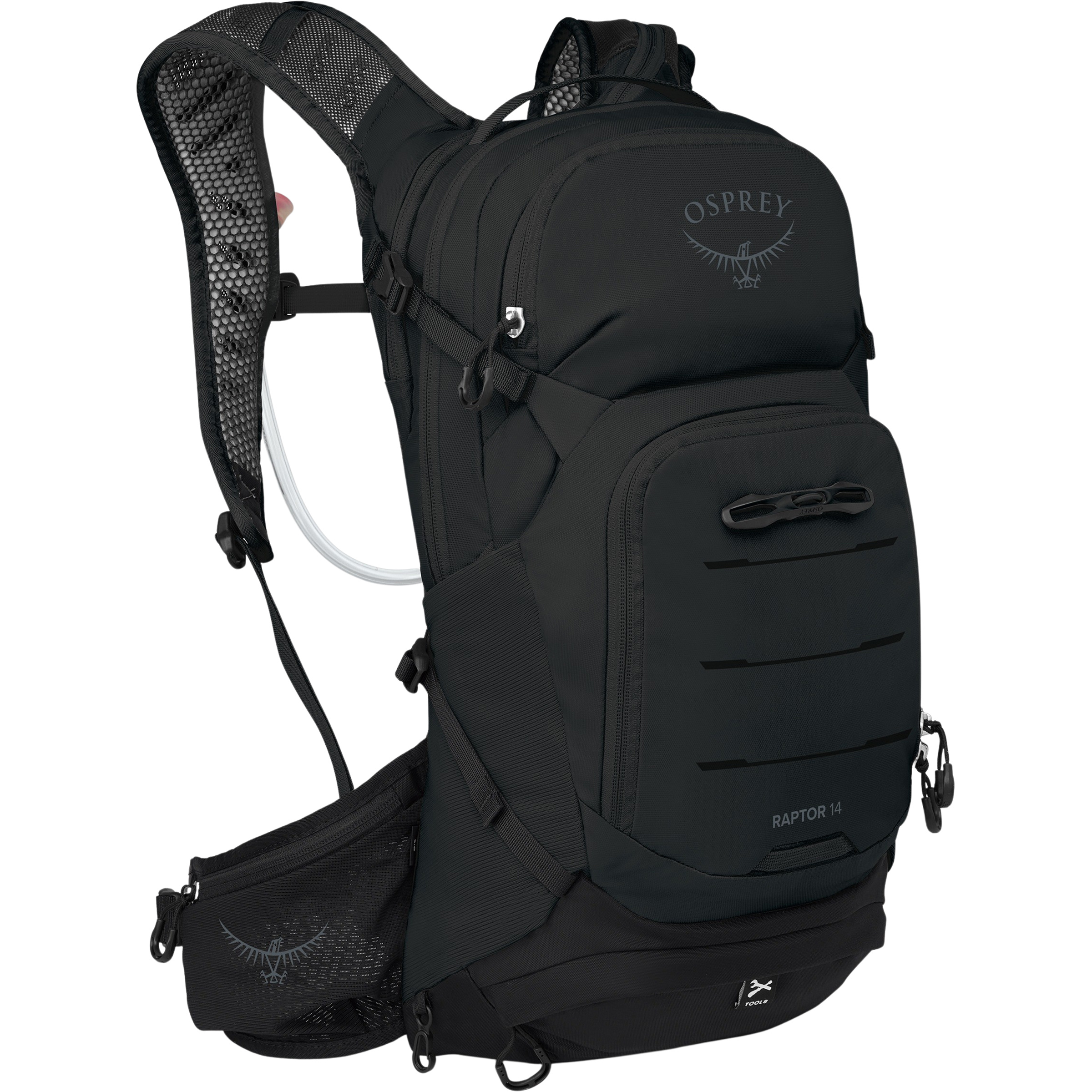 Osprey Raptor 14 Trinkrucksack Fahrradrucksäcke schwarz Größe 14L Mountainbike | Gravel