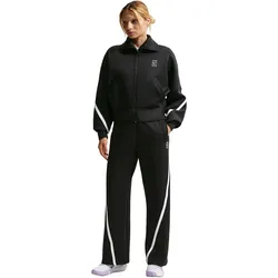 NIKE Advantage Dri-FIT Mid-Waist Tennishose Damen 010 - black/white S