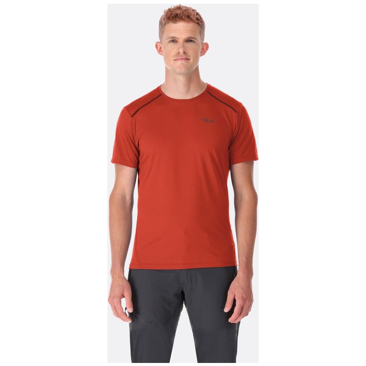Rab Force Tee tuscan red (TRD) S QBL-05-TRD-SML