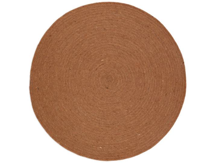 Teppich Juha Toffee Gefleckt/Meliert Stoff 140 x 140 cm - Teppich
