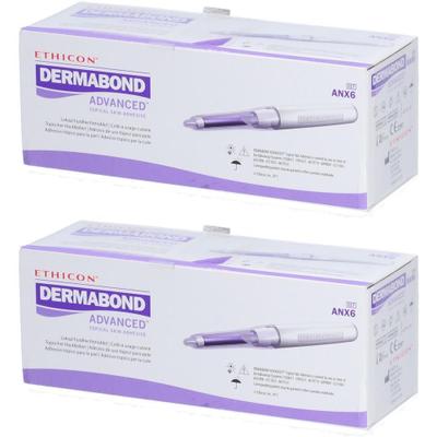 Dermabond Advanced topischer Hautkleber Ampullen x2 2x6 St
