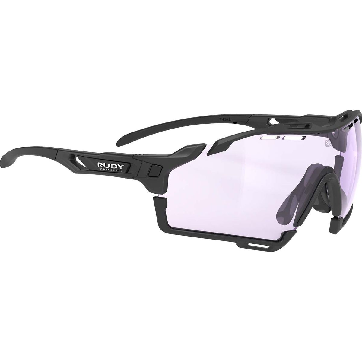 Rudy Project Cutline impactx™ photochromic 2laser purple black matte (bumpers included) (SP637506-S001-SP637506-S001)