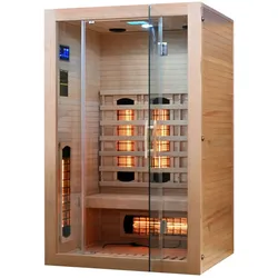 Neuesbad Infrarotkabine 120 x 105 x 190 cm, Hemlock, 2 Personen NB1SB101201