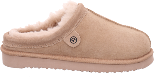 Pantoffel ROHDE "Soazza", Damen, Gr. 38, Lammfell, beige (hellbraun), Schuhe Pantoffel, Hausschuh, Wohlfühlschuh, Homeslipper mit Lammfell