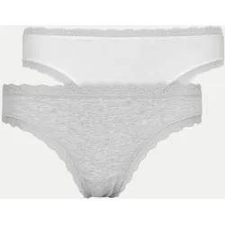 Thong Lace Mehrfarbig S