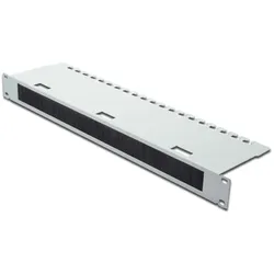 Digitus Kabeldurchführungspanel mit Bürstenleiste für 483 mm (19")-Schränke, 1HE