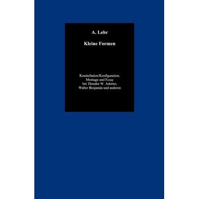 Kleine Formen, Taschenbuch von A. Lehr, BoD – Books on Demand, 978-3-8330-0329-5