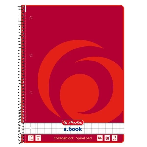 HERLITZ A4 80 Blatt, kariert, 70 g/m2