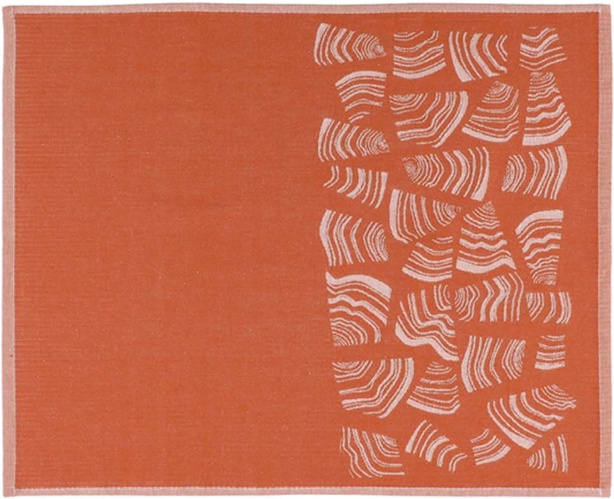 Rento Pino Sauna Kleed Oranje/Bruin B: 50 cm, D: 60 cm