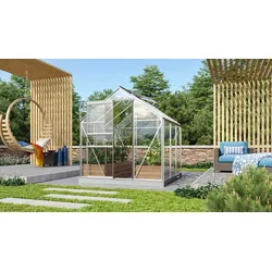 Vitavia Gewächshaus "Venus 3800",aluminium eloxiert,3,8 m2