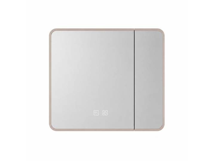 Armoire miroir LED salle de bain kaki - 80 cm - ALEN