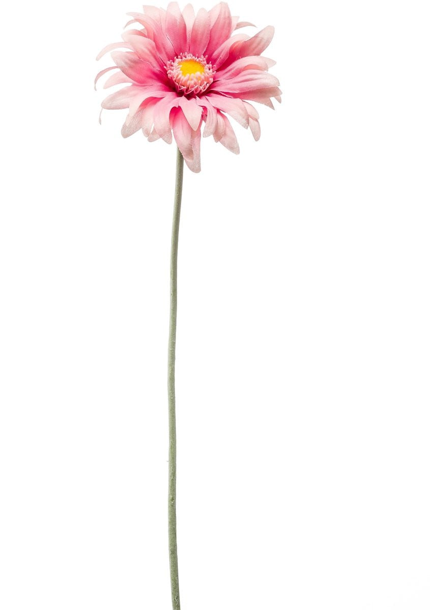 Emerald Kunstbloem Gerbera mini roze 50cm - Kunstplant voor binnen