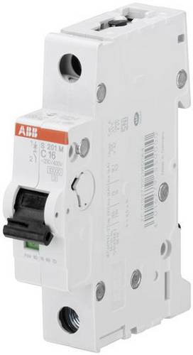 ABB 2CDS271001R0165 S201M-B16 Leitungsschutzschalter 1polig 16 A