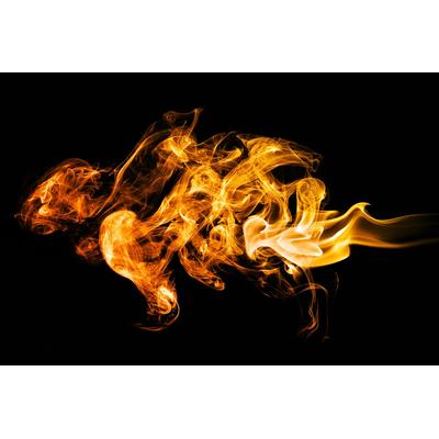 Fototapete PAPERMOON "Feuerflammen", bunt, B:3m L:2,23m, Vlies, Tapeten
