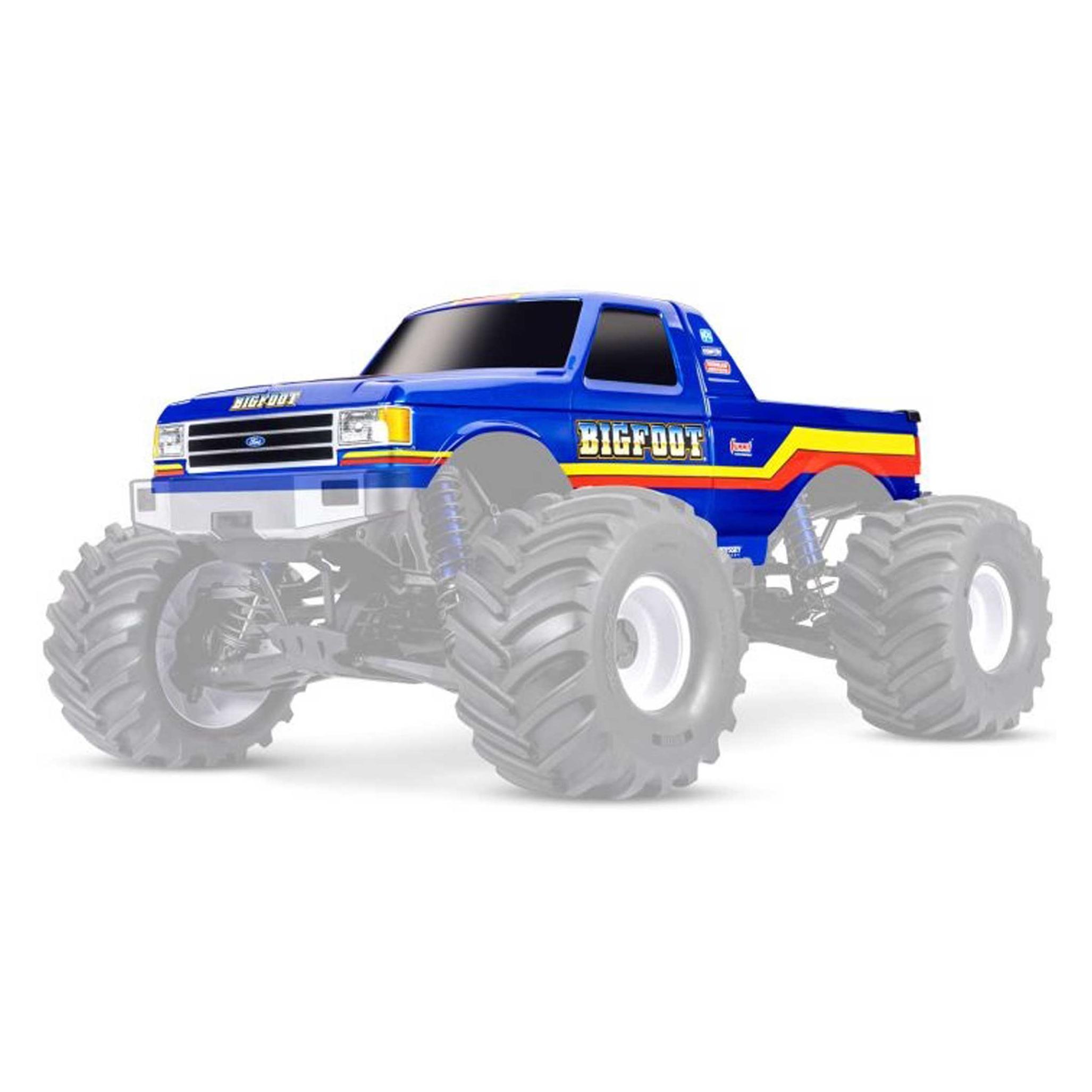 Traxxas Karosserie X-Maxx-MT Ford F150 BIGFOOT #8 mit Aufkleber (TRX7691-BLUE)