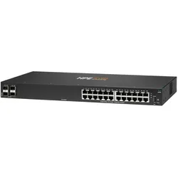 HPE Aruba Networking Cx 6000 24P (24 Ports), Netzwerk Switch, Schwarz