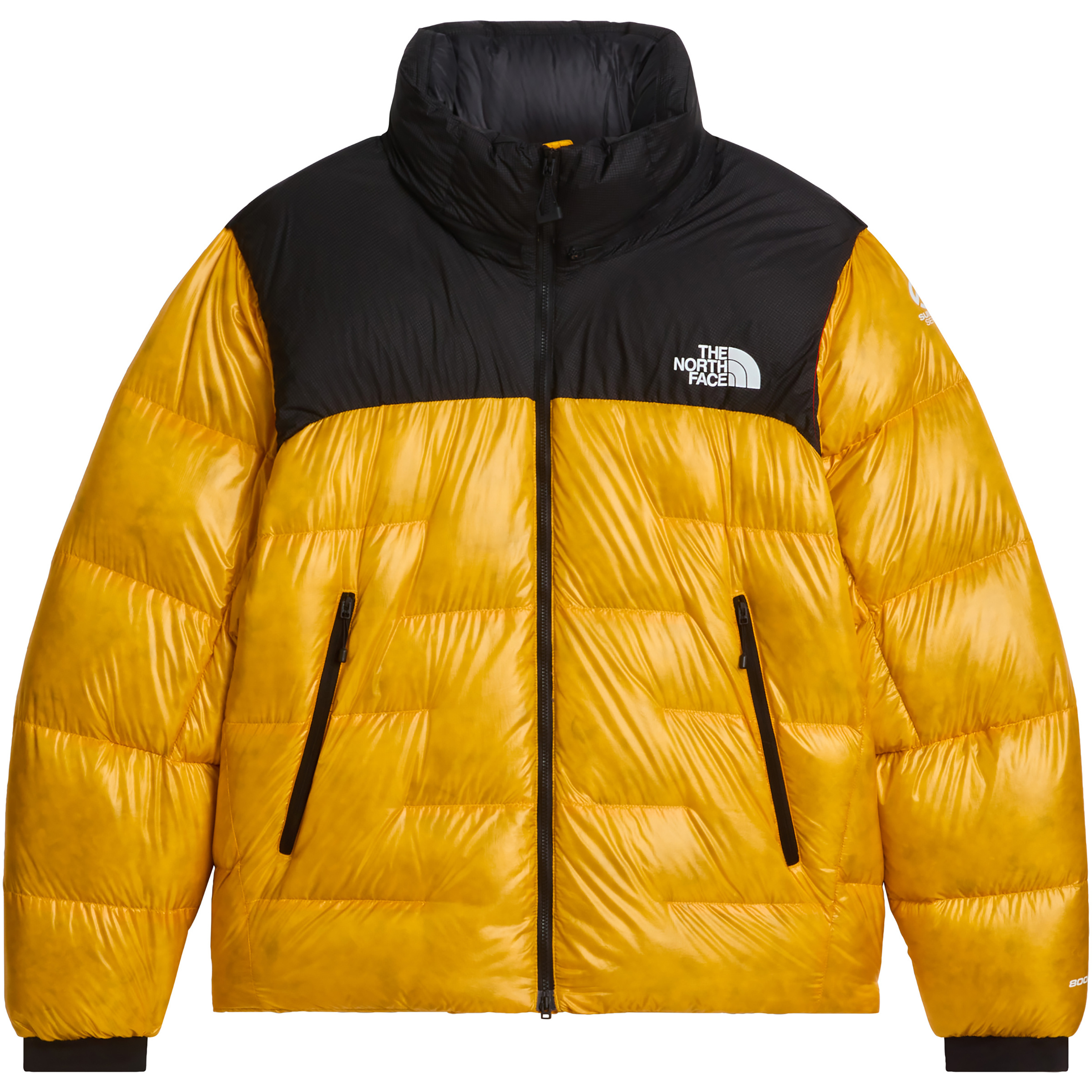 The North Face Summit Nuptse Herren Isolationsjacke gelb Größe L Trekking Klein verpackbar Wasserabweisend