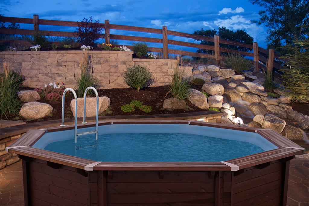 XXXINTERHIVA Holzpool mit Filteranlage und Leiter 16915077