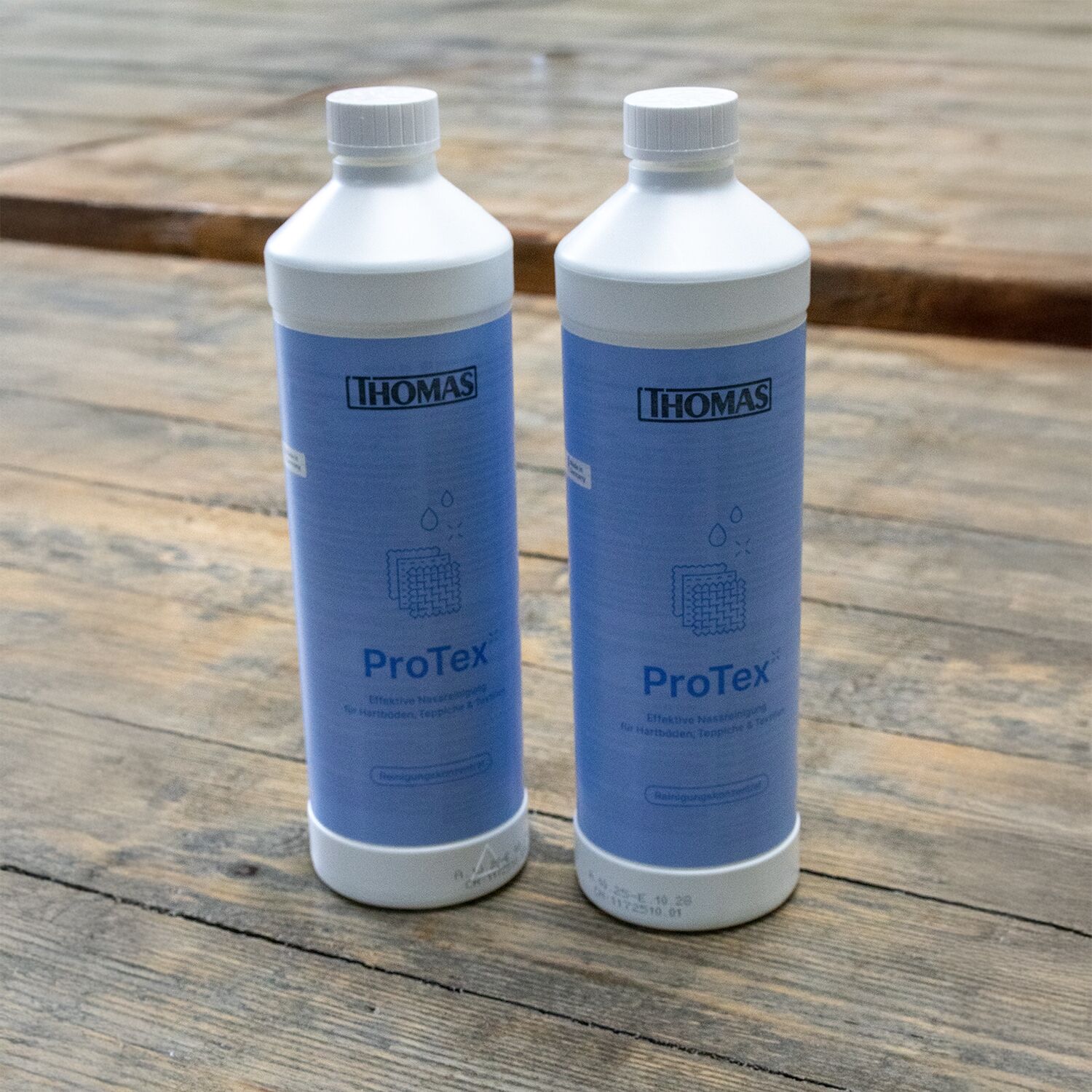 THOMAS Teppichreiniger "Protex", weiß, 2 Stk., Reinigungsmittel, 2x1l Flasche, Teppichreiniger