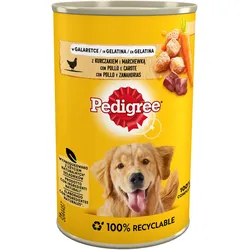 PEDIGREE Adult Dose 400g - Huhn und Gemüse in Gelatine Nassfutter für Hunde