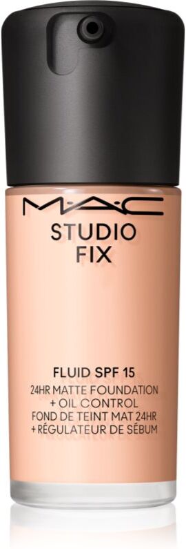 MAC Cosmetics Studio Fix Fluid SPF 15 24HR Matte Foundation + Oil Control mattifying foundation SPF 15 shade N12 30 ml