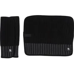 HorseGuard Bandagenpad CAYDEN schwarz memory foam, Größe: l-xl