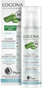 Logona Fluido Hidratante Aloe Vera e Ácido Hialurónico Bio 30 ml