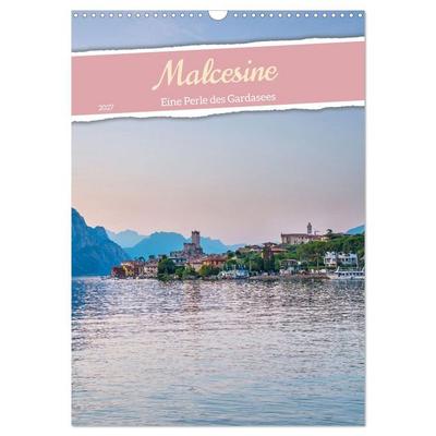 Malcesine - Eine Perle des Gardasees (Wandkalender 2027 DIN A3 hoch), CALVENDO Monatskalender