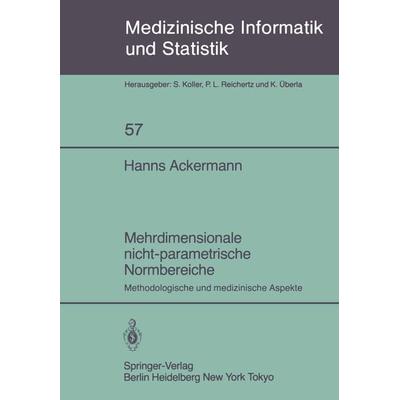 Mehrdimensionale nicht-parametrische Normbereiche, Taschenbuch von Hanns Ackermann, Springer Berlin, 978-3-540-15214-9
