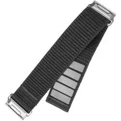 Fixed Sporty Strap (22 mm, Nylon), Uhrenarmband, Grau