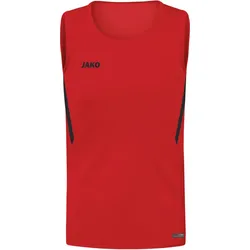 JAKO Challenge Tanktop Kinder rot/schwarz 152