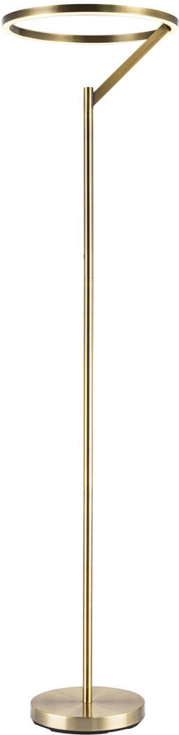 Fairmont Park 180cm LED Traditional Floor Lamp Antique Brass/Gold 180cm H X 45cm W X 45cm D