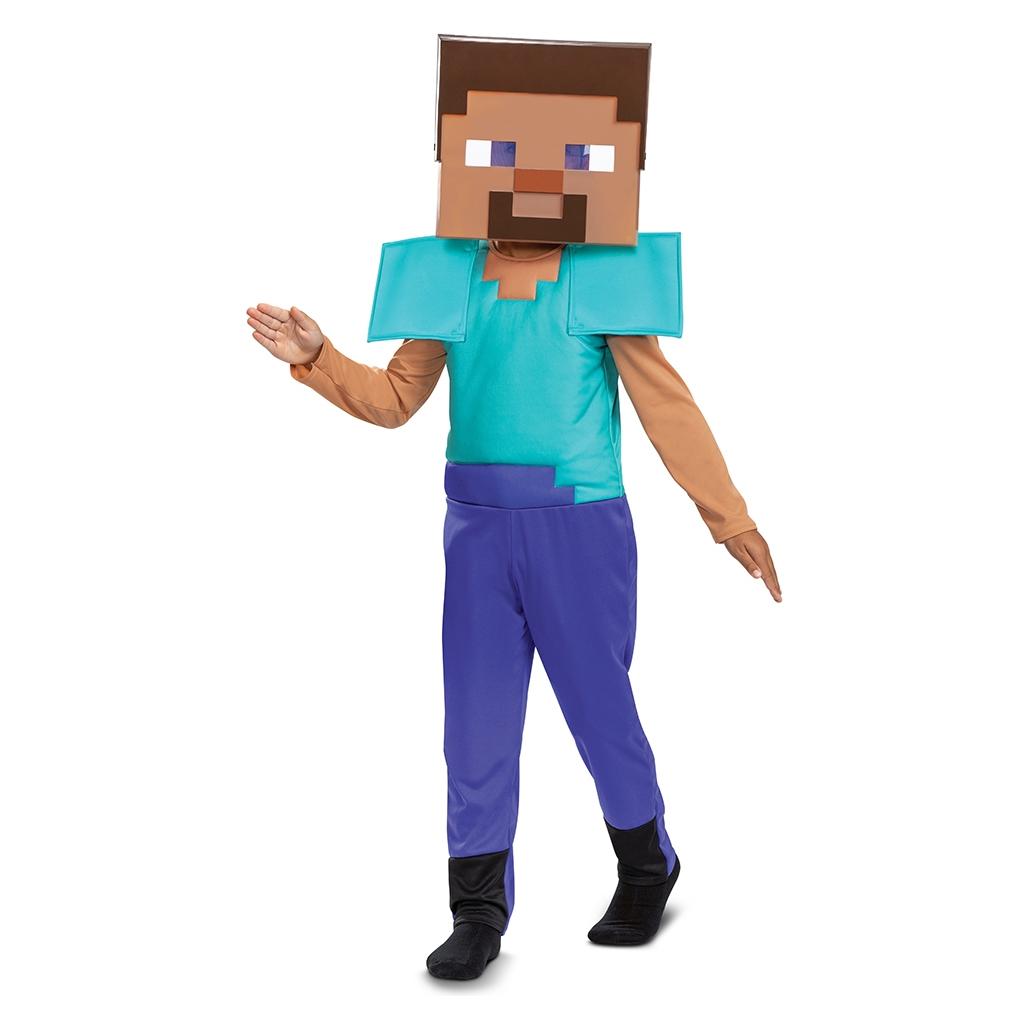 Jakks Pacific Disguise - Minecraft Costume - Steve (128 cm) (128, 134) (144469K-15L-6)