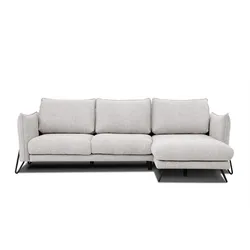 ECKSOFA HOSTEN 4-Sitzer, creme