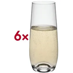 Rona Weinglas Champagne flute 07 Wine Solution 230 ml ungeeicht 6 Stück beige, 14 cm