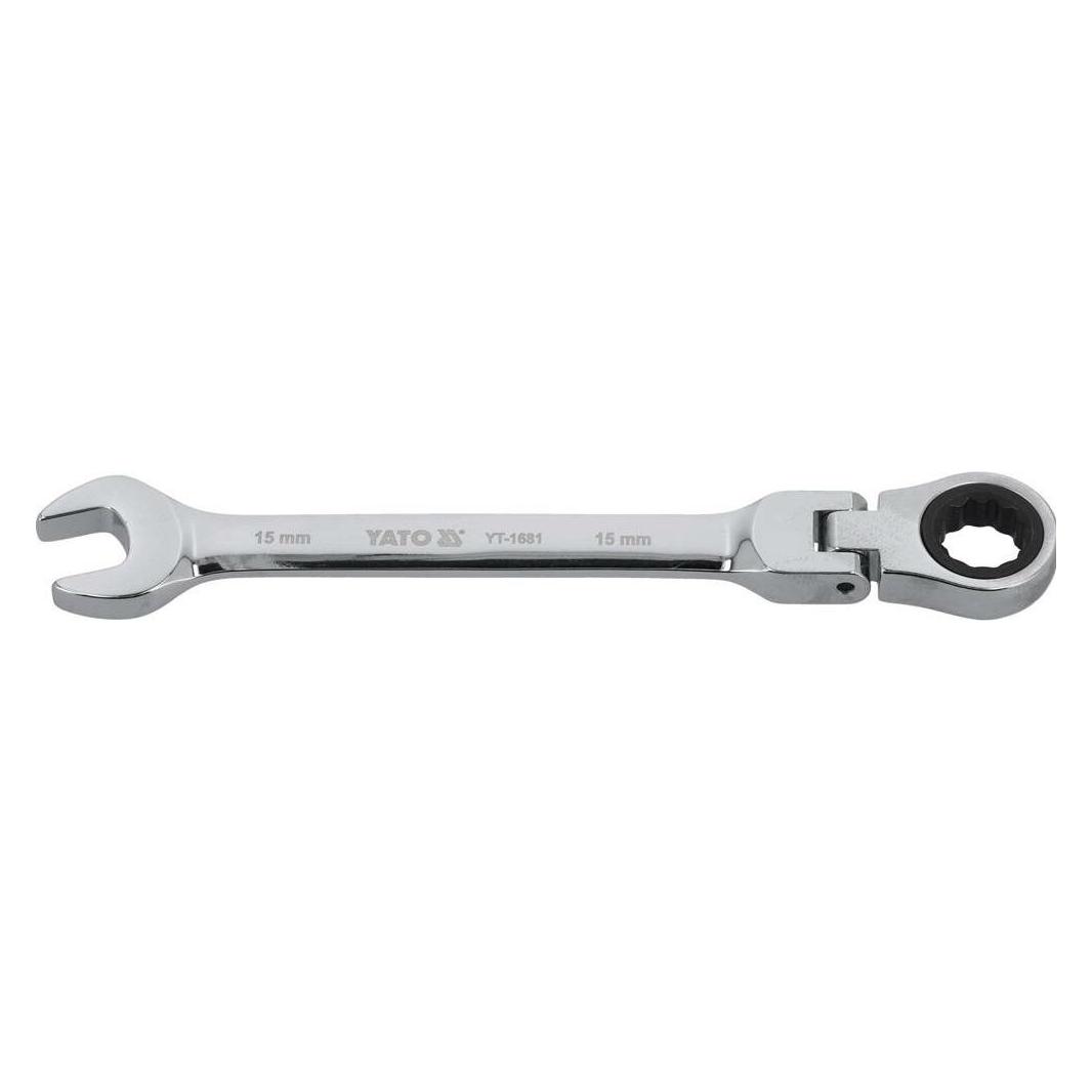Yato Flex. Ratchet Combination Wrench 15mm (15 mm) (YT-1681)