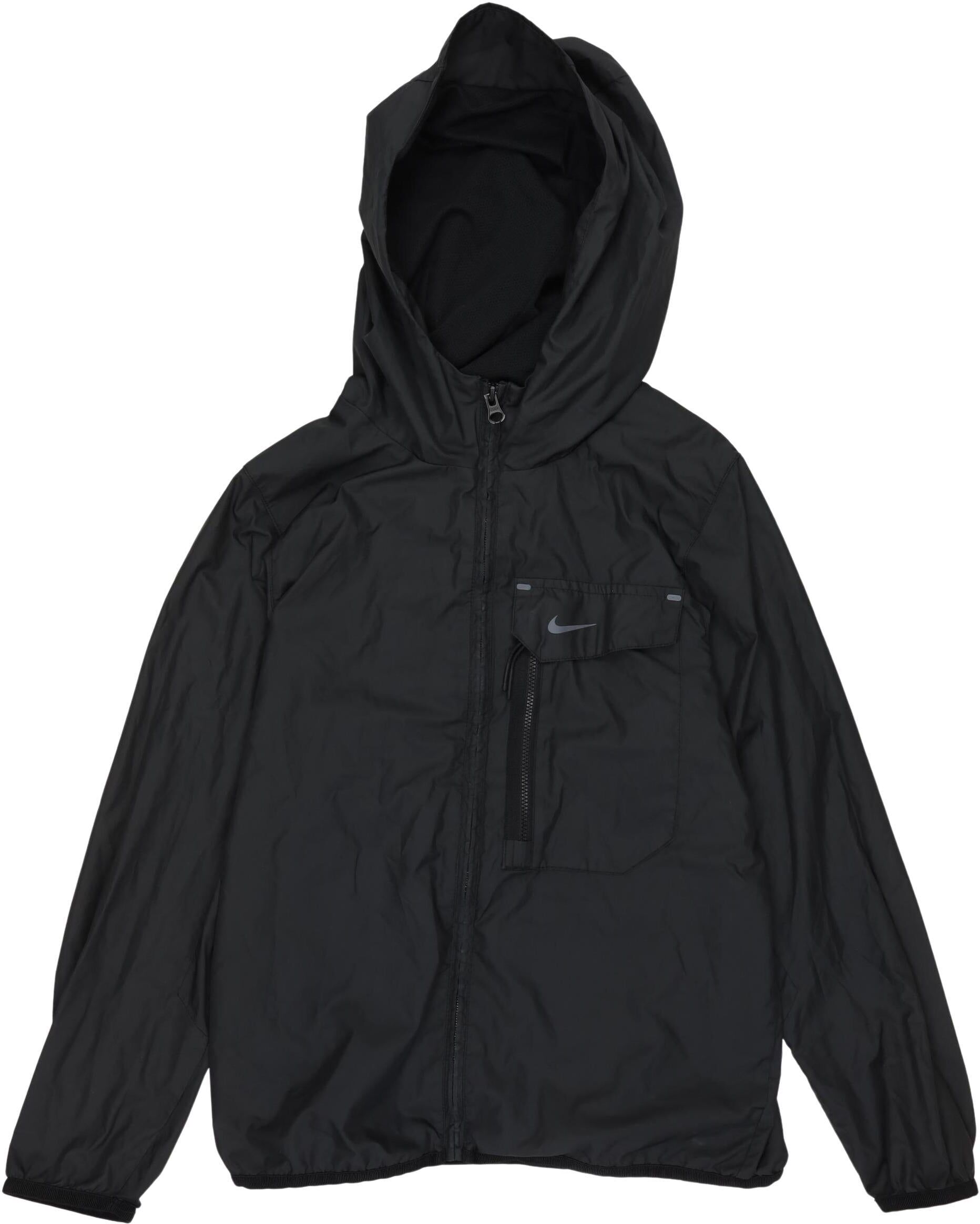 Nike Jungen Jacke oder Mantel, Schwarz, Gr. L, Synthetik - Second Hand