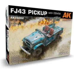 AK Interactive 35002 FJ43 Pickup w/DShKM 1:35 Plastic Model Kit