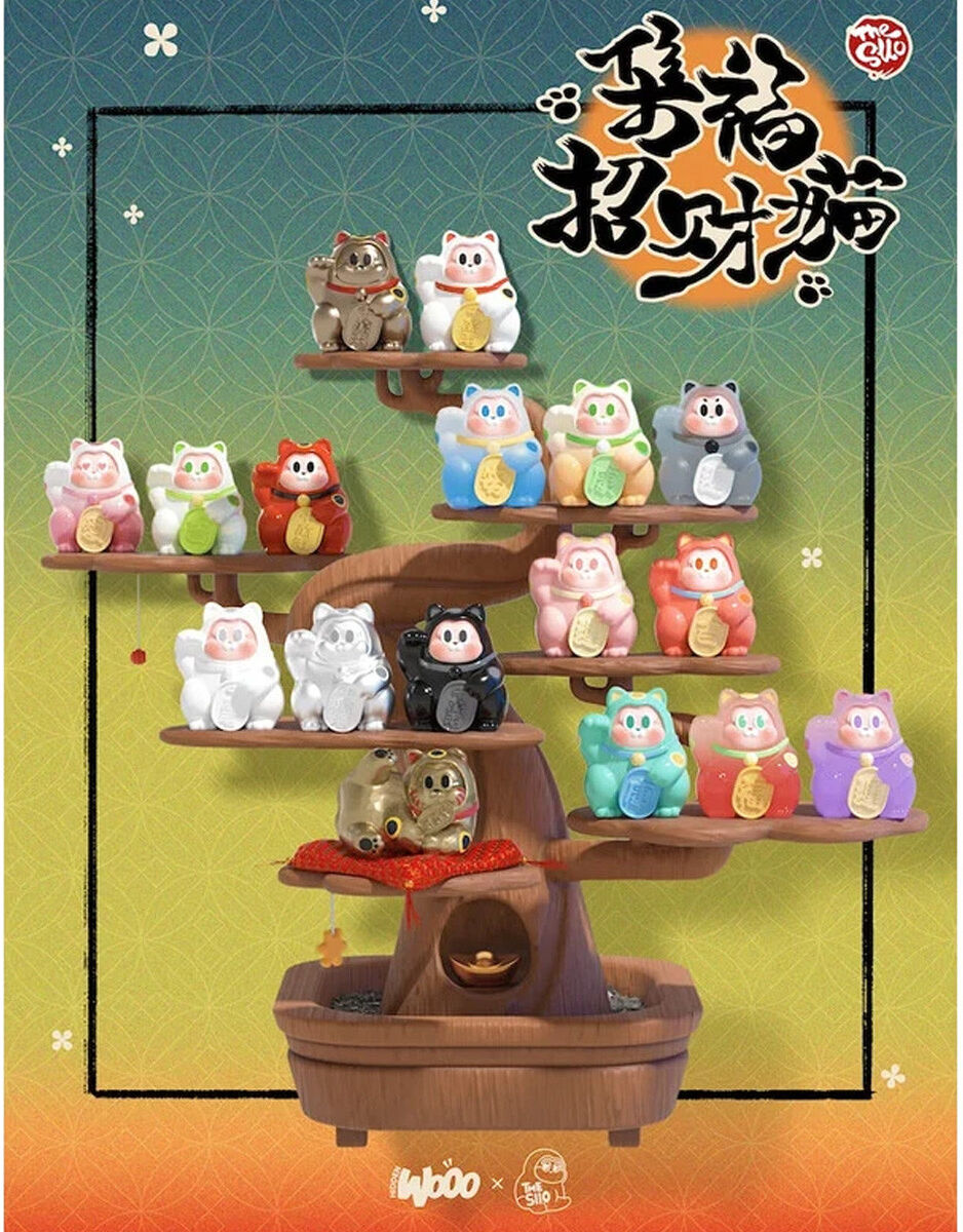 Khadou Mini figurine The SLLO en boîte mystère : Chat porte bonheur