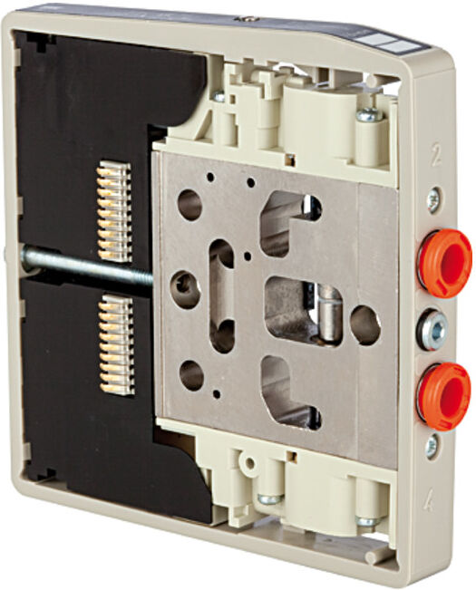 Riegler Disque de vanne HDM, raccord 6 mm, 5/3 voies centre fermé (O 6)