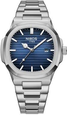 Quick Pick Pro NIBOSI Military Quartz Watch For Men Waterproof Stainless Steel Analog Date Watch b