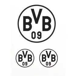 Aufkleber-Set BVB schwarz