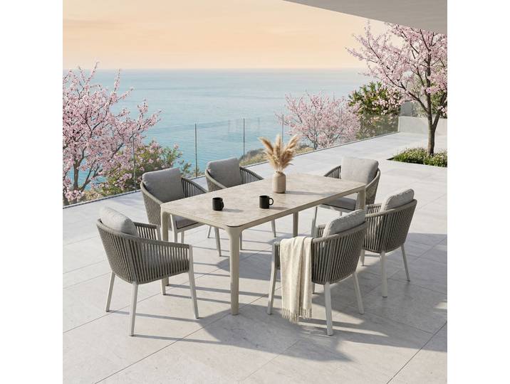 SUNS Pemba/Avero Gartenmöbel-Set 7tlg. 230x100cm