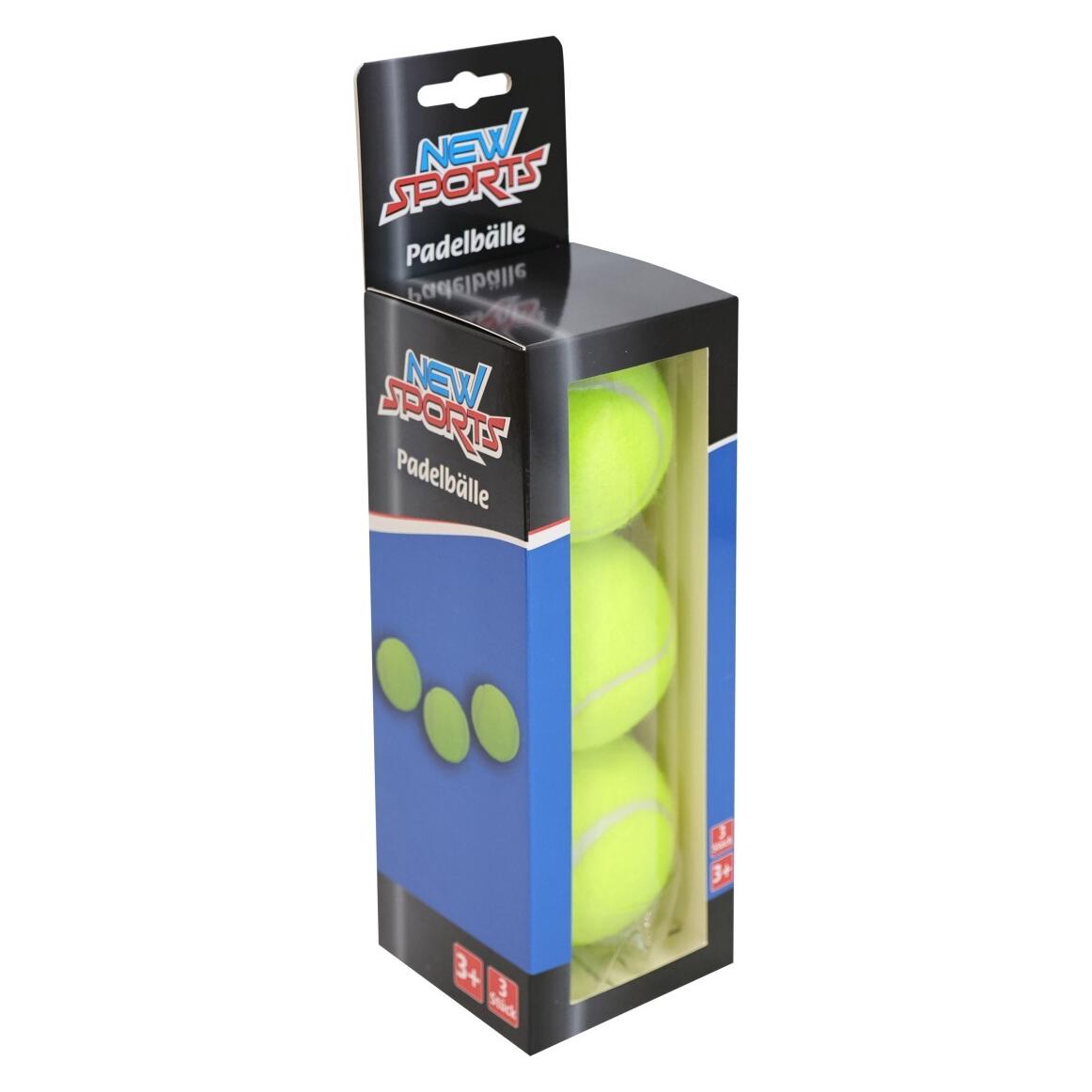 New Sports Padelbälle gelb 3 Stück (3x) (74621945)