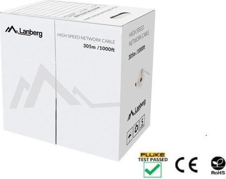 Lanberg UTP Cat.5E Kabel 305m Koper Grijs Fluke