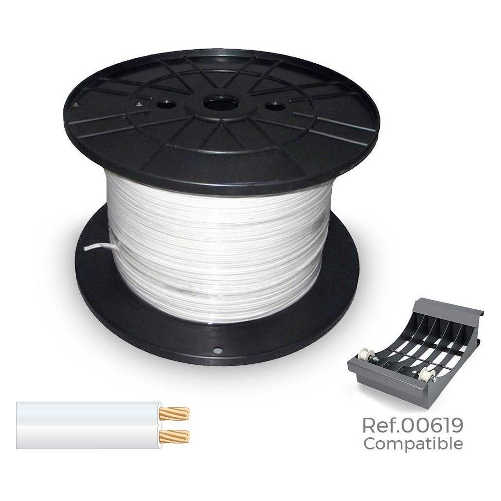 Sediles Parallel cable 48v 2 x 1,00 mm² white 1000 m (large coil) (1000 m) (49451854)